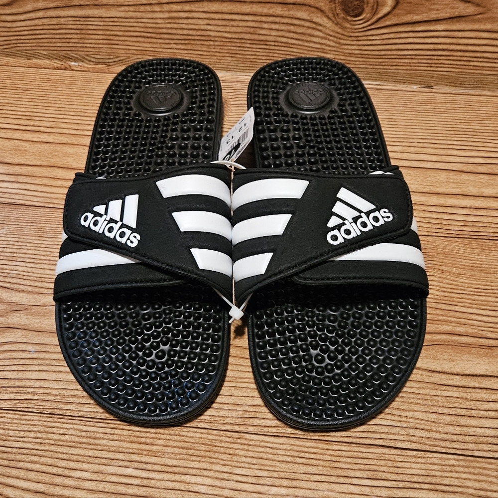 adidas Adissage Slides Black Womens 13 - Picture 5 of 13